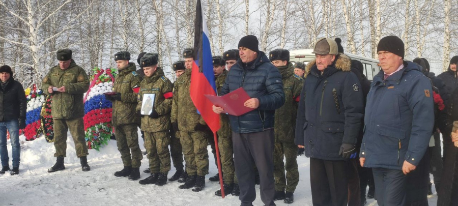 Жители Калининского района простились с двумя погибшими на СВО бойцами
