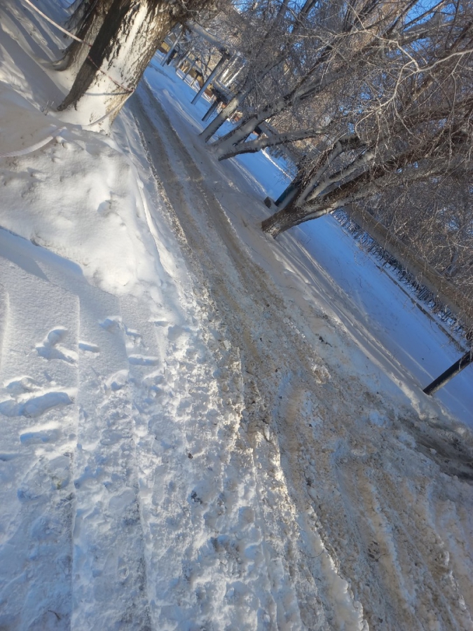 Саратовцы пожаловались на заваленные снегом дороги