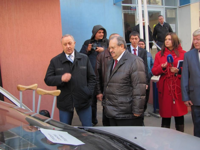 В Фонде социального страхования вручали ключи от «Лады Гранты»