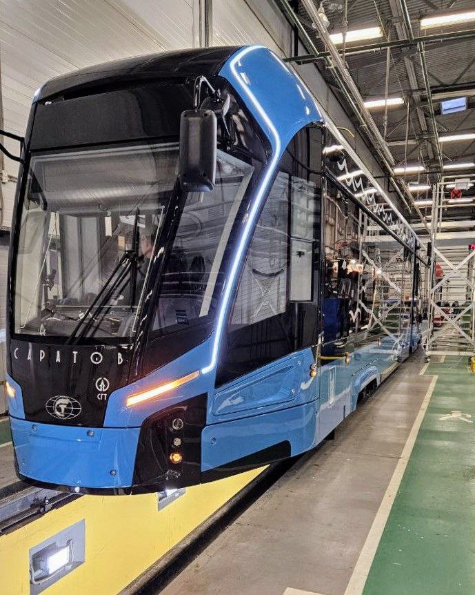 В Саратов отправили первого «Богатыря» для скоростного трамвая
