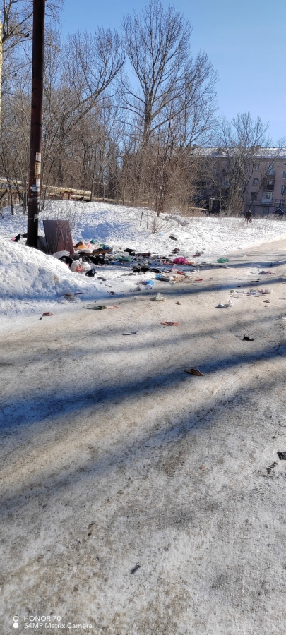 На Заречной из-за отсутствия контейнеров устроили стихийную свалку