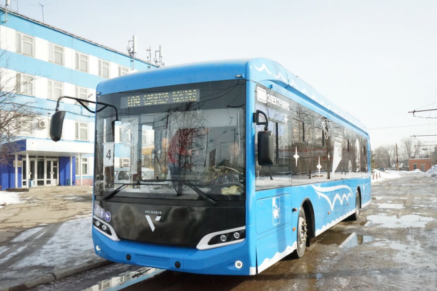 Для маршрута Саратов-Энгельс закупили 6 электробусов