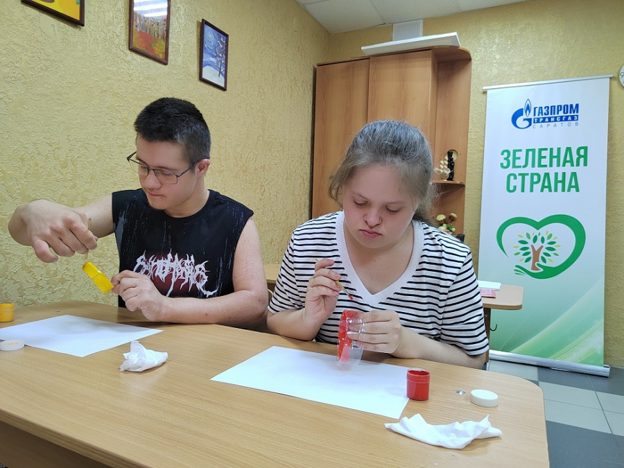 «Газпром трансгаз Саратов» провел мастер-классы для детей с особенностями развития