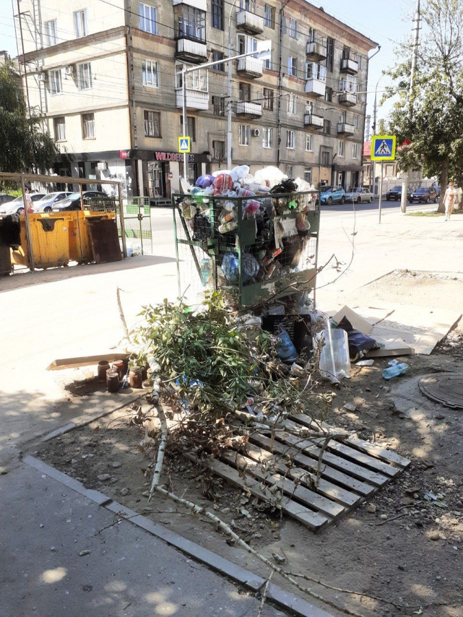 Саратовцы жалуются на свалки в центре города: «Жара, антисанитария, вонь!»