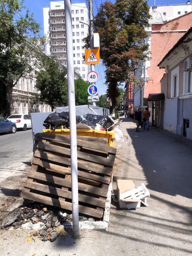 Саратовцы жалуются на свалки в центре города: «Жара, антисанитария, вонь!»