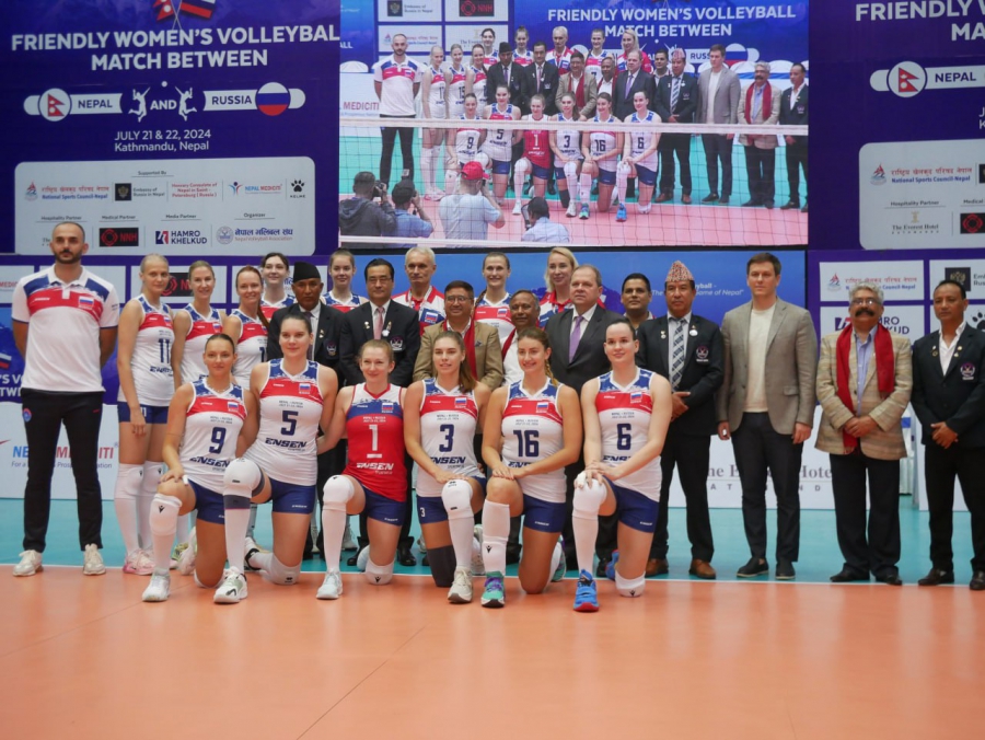 Волейболистки «Протона» в гостях обыграли сборную Непала