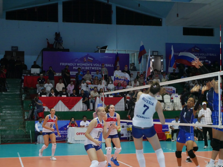 Волейболистки «Протона» в гостях обыграли сборную Непала