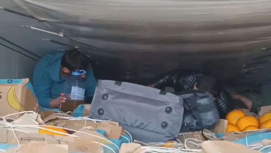 В Саратовскую область не пустили фуру с дынями и мигрантами-нелегалами