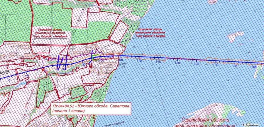 В Саратове утвердили проект самого длинного моста через Волгу