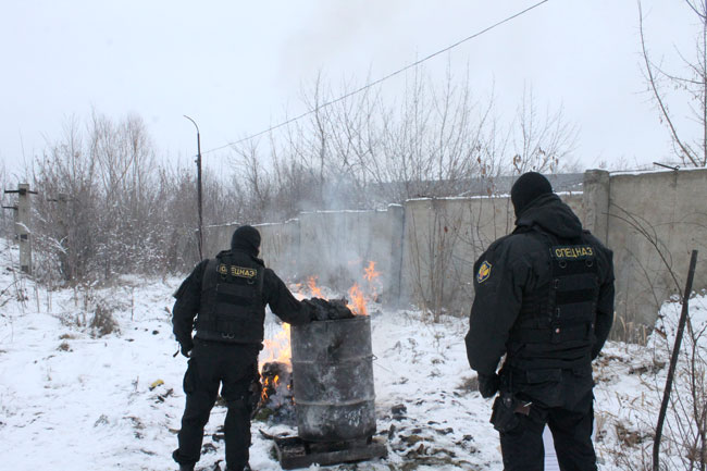 В Саратове уничтожили крупную партию наркотиков