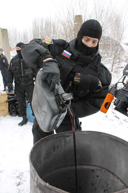 В Саратове уничтожили крупную партию наркотиков