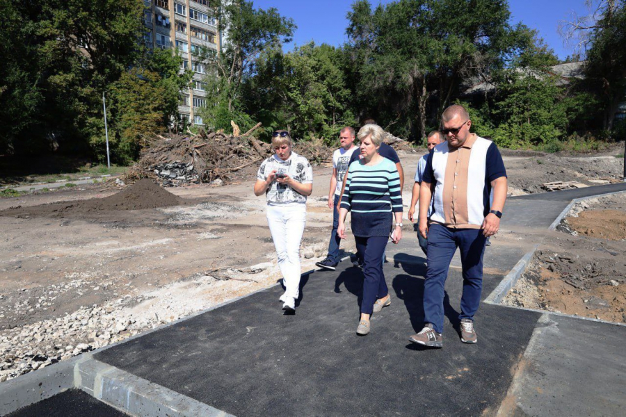 Мокроусова: Новый сквер на Прессовой должен оправдать ожидания жителей