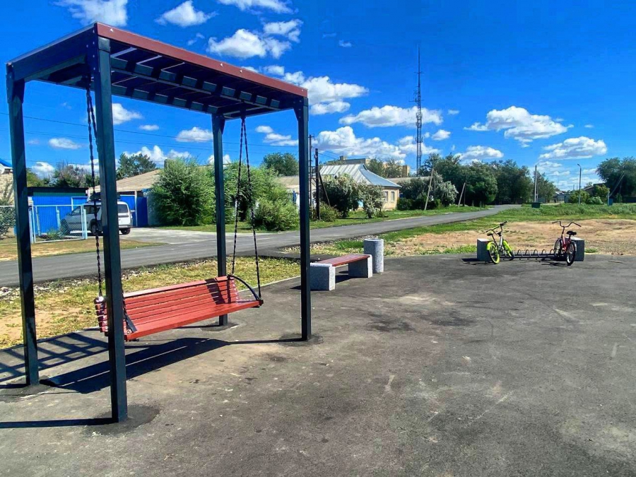 В селе Александров Гай благодаря нацпроекту появились две новые зоны отдыха