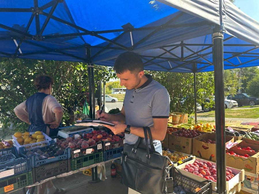 В Юбилейном провели «зачистку» от нелегальных уличных торговцев