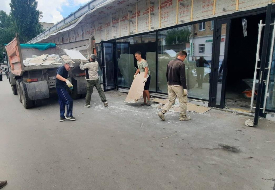 На Первомайской нашли несанкционированную свалку строительных отходов