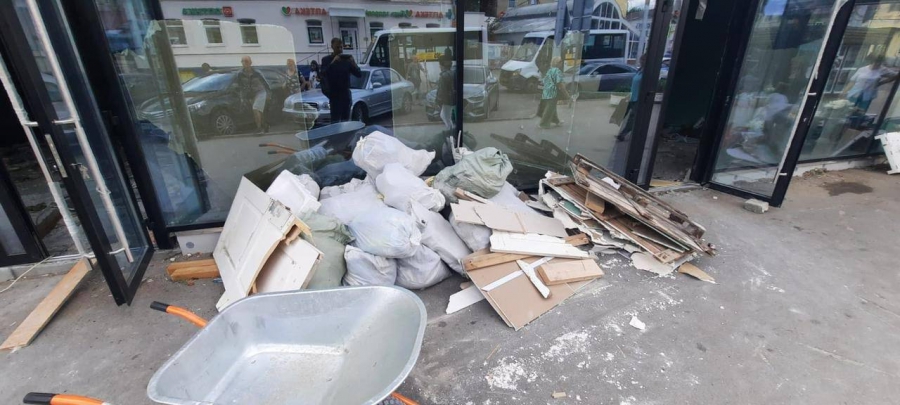 На Первомайской нашли несанкционированную свалку строительных отходов