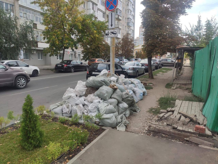 На Первомайской нашли несанкционированную свалку строительных отходов