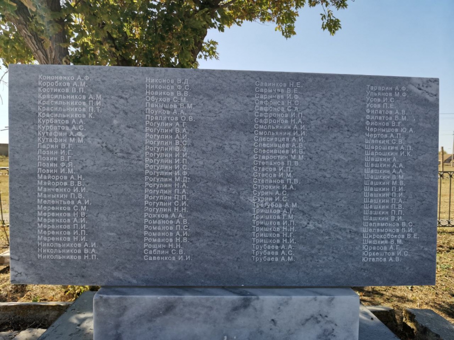 Под Питеркой обновили разрушенный мемориал бойцам Великой Отечественной войны