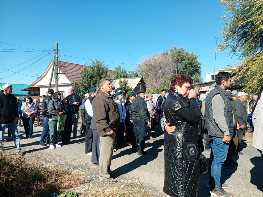 В Новоузенском районе простились с участником СВО Жанатом Куанчалиевым