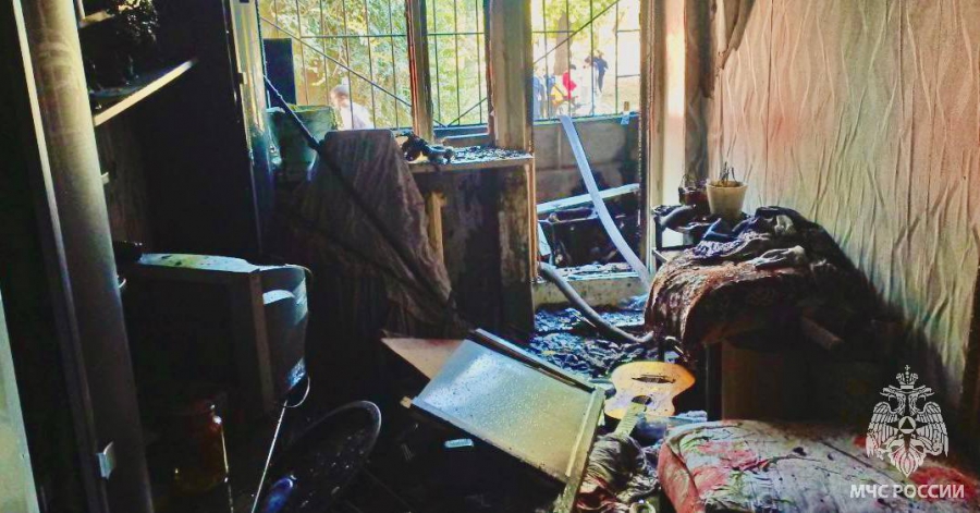 В Балакове во время пожара в 5-этажном доме эвакуировали 9 человек