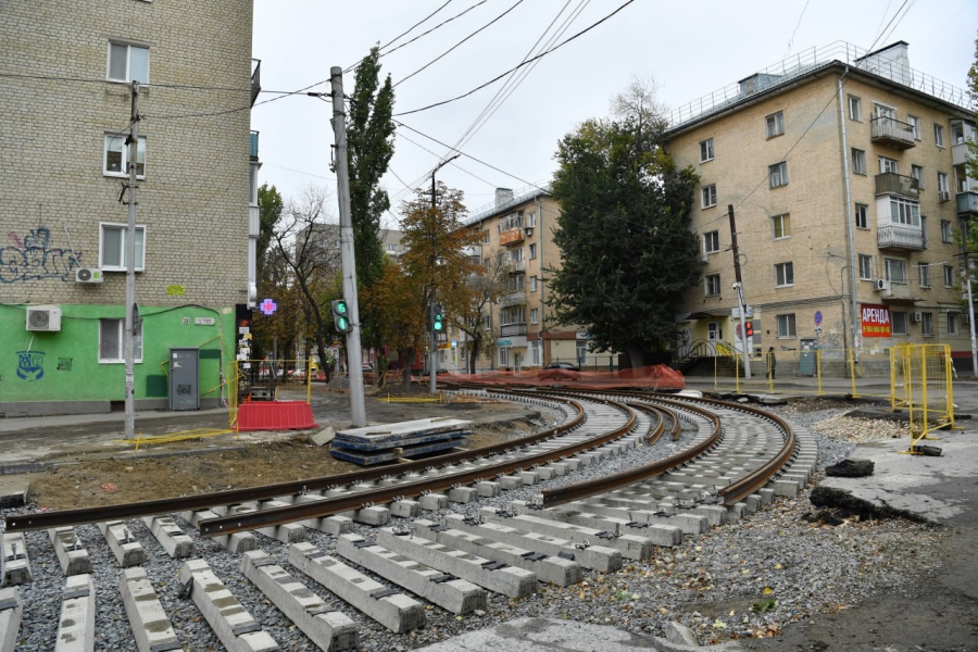 В Саратове реконструкция трамвайных сетей идет с задержками. Есть риск срыва
