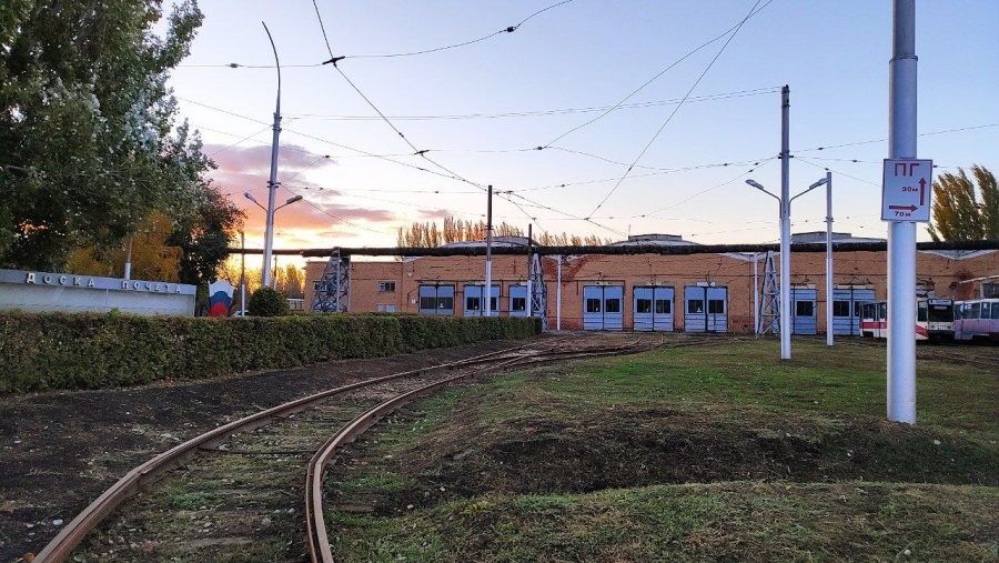 В Заводском районе начали ремонт депо для скоростного трамвая