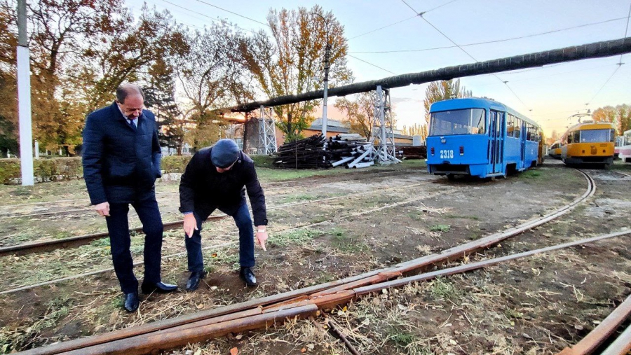 В Заводском районе начали ремонт депо для скоростного трамвая
