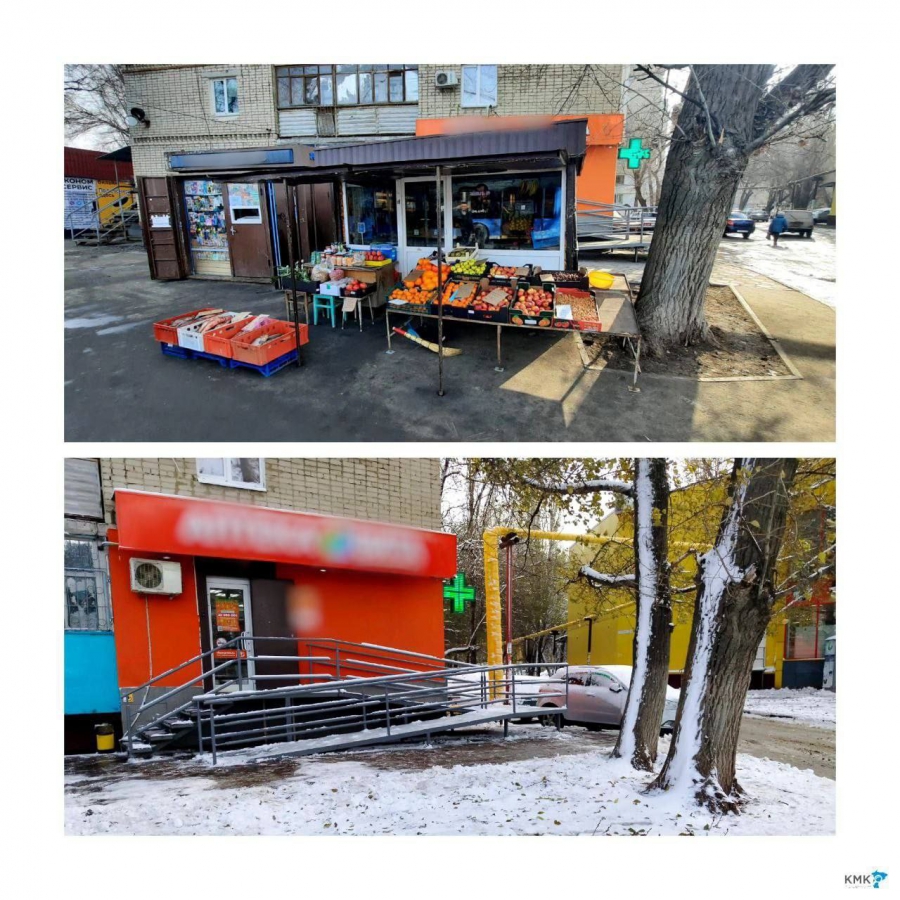 На Измайлова и Гвардейской снесли незаконные торговые точки