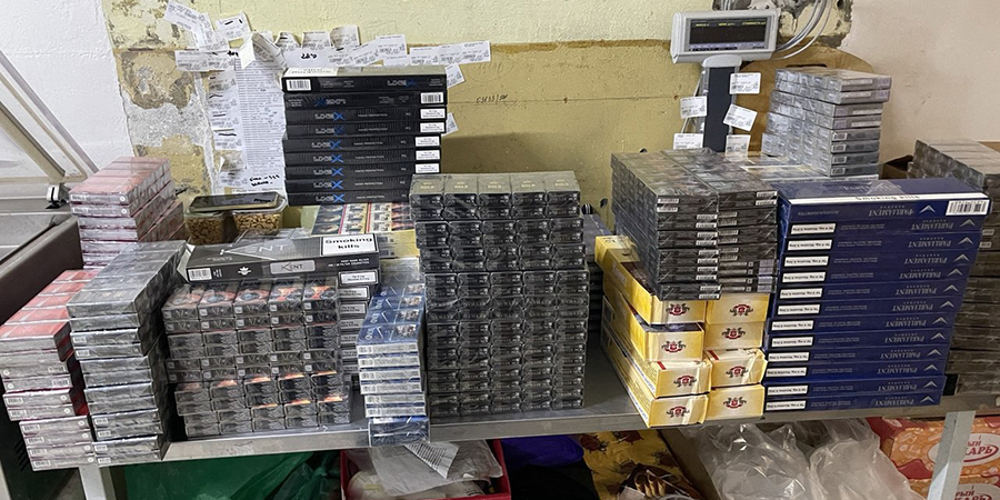 В Питерском районе изъяли контрафактные сигареты на сумму более 2 млн рублей