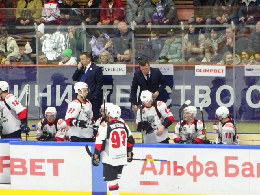 Хоккеисты «Кристалла» при аншлаге уступил в домашнем матче