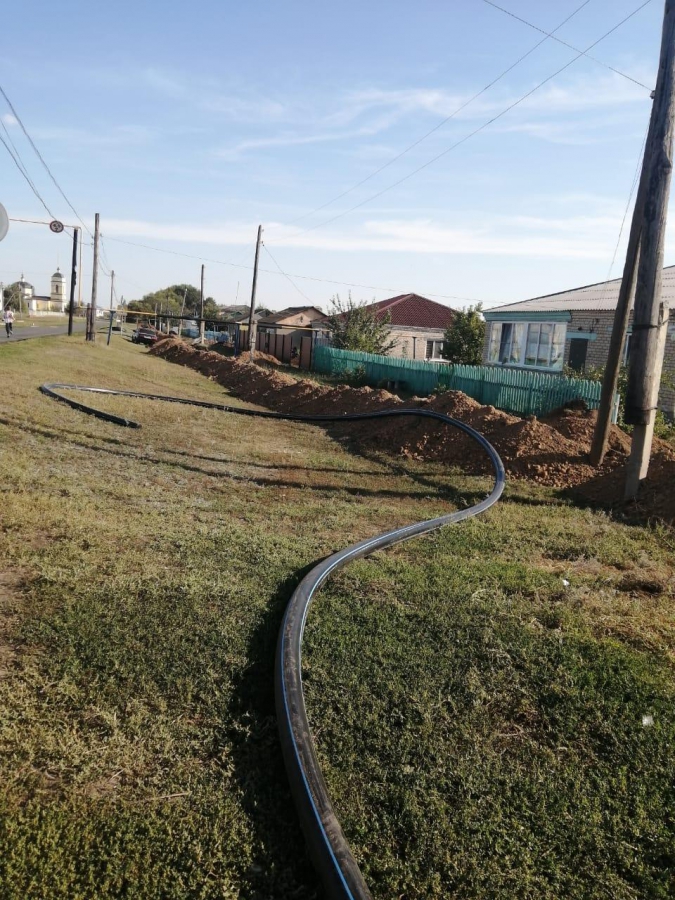 В селе Липовка с помощью жителей ремонтируют водопровод