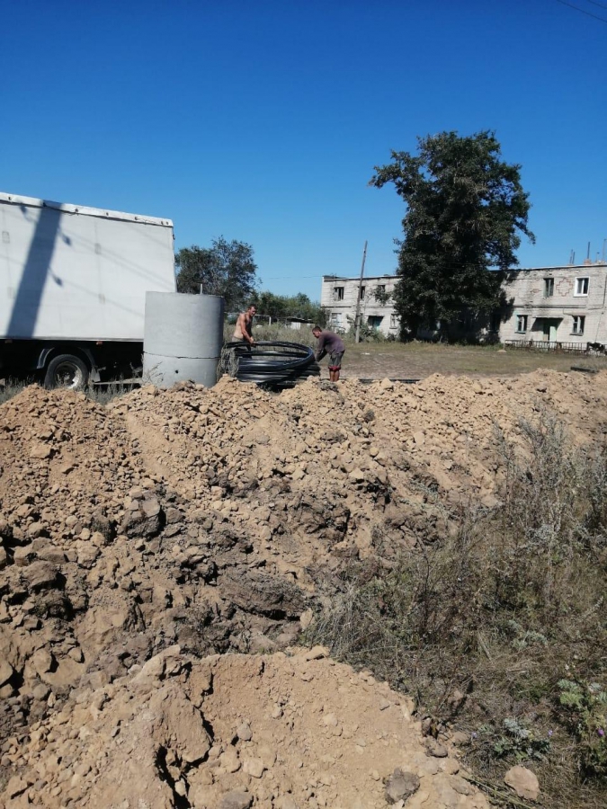В селе Липовка с помощью жителей ремонтируют водопровод