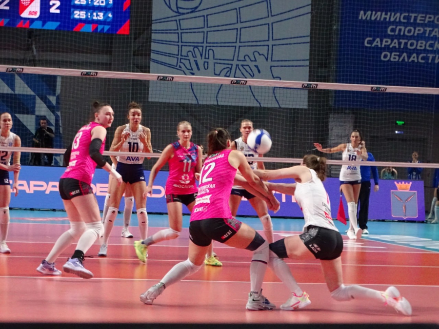 Волейболистки «Протона» не смогли одолеть «Динамо» в домашнем матче