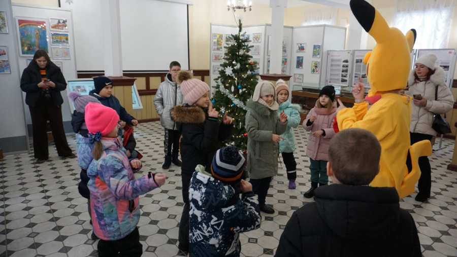 В культурно-историческом комплексе «Станция Покровск» состоялось предновогоднее мероприятие для детей