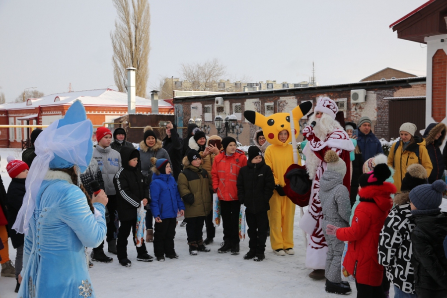 В культурно-историческом комплексе «Станция Покровск» состоялось предновогоднее мероприятие для детей