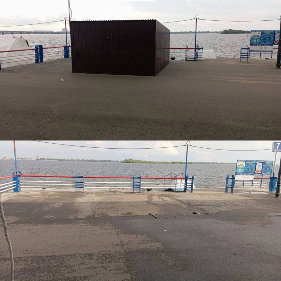 На Набережной Космонавтов снесли незаконный тир