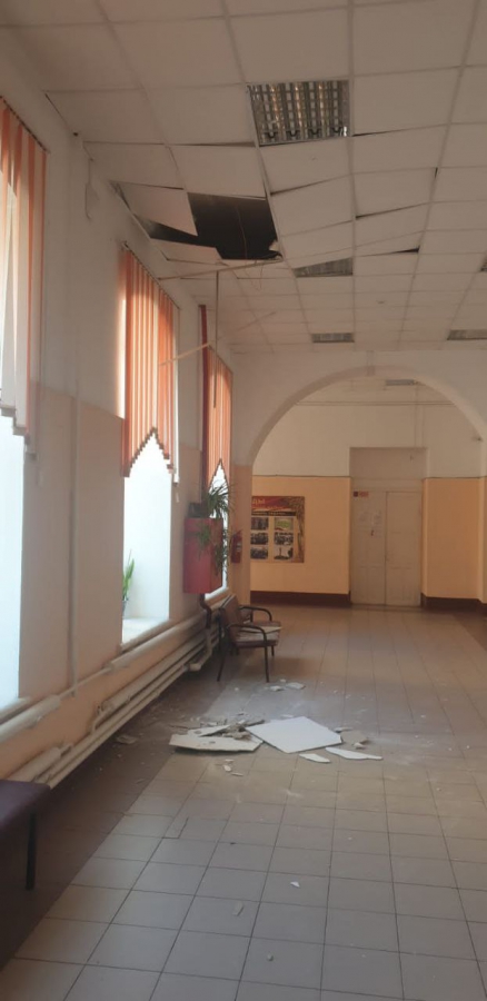 В Саратове завели уголовное дело из-за обрушения потолка в школе №67