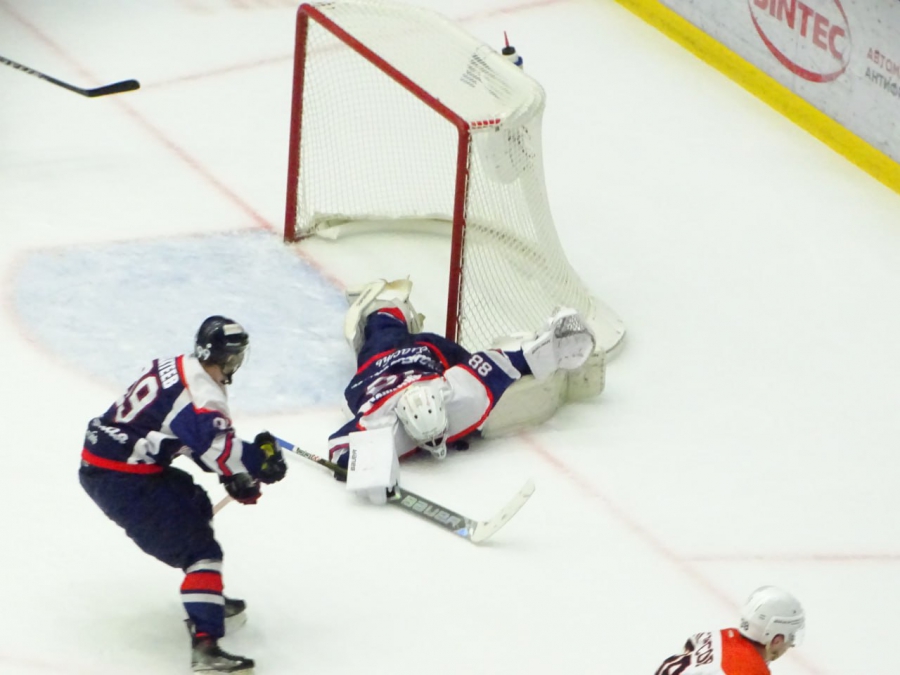 Матч саратовских хоккеистов против «Ермака» завершился массовой дракой