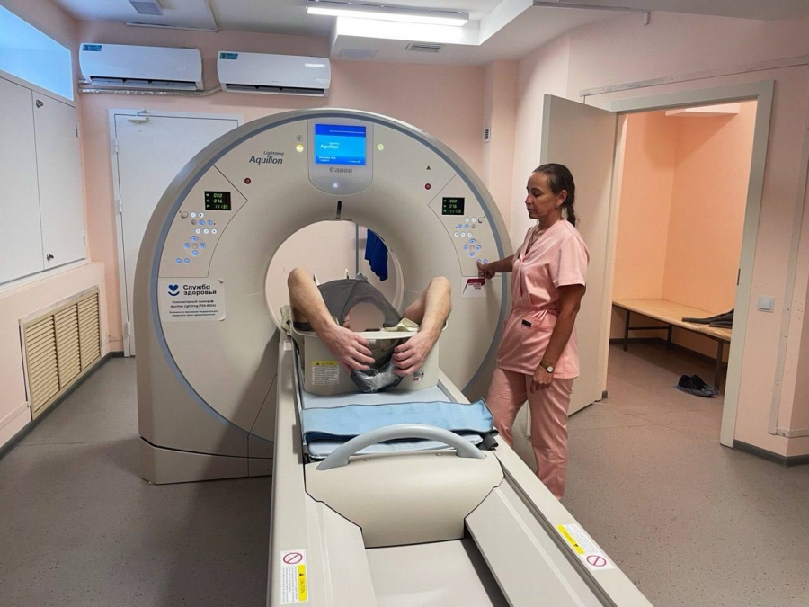 В Балаковской поликлинике новый томограф позволяет выявлять сложные патологии