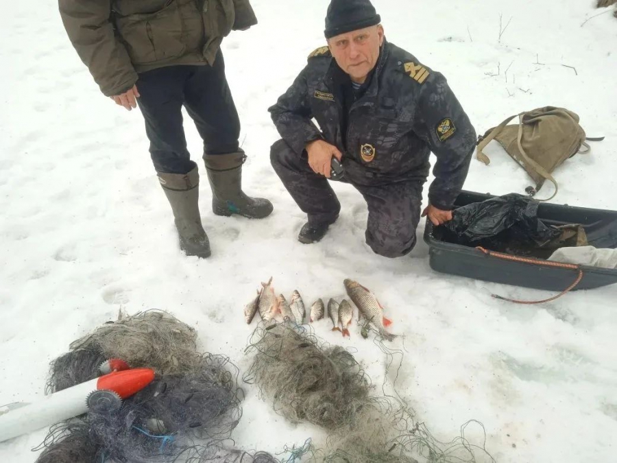 В Саратовской области у браконьеров изъяли 600 метров сетей