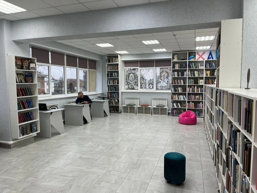 В Марксе после капитального ремонта по нацпроекту «Семья» открылась библиотека