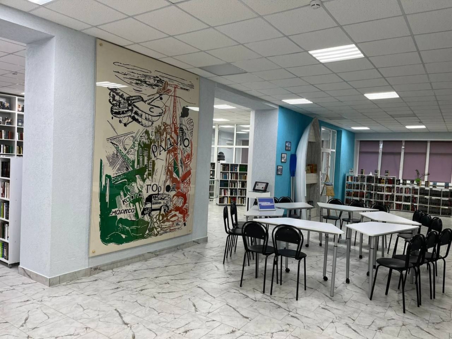 В Марксе после капитального ремонта по нацпроекту «Семья» открылась библиотека