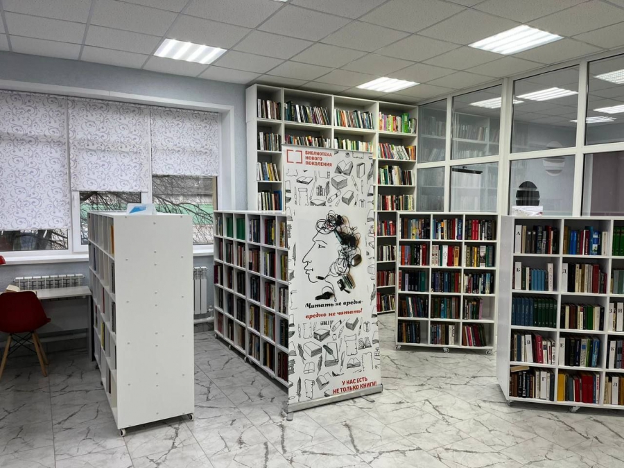 В Марксе после капитального ремонта по нацпроекту «Семья» открылась библиотека
