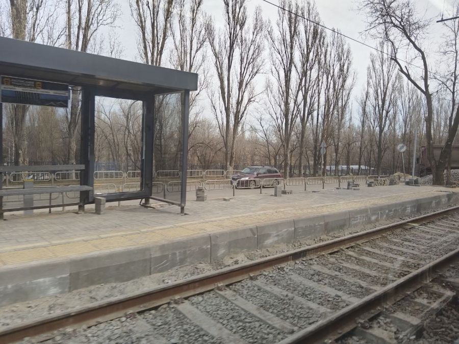 Саратовцам показали новые трехсекционные трамваи «Витязь-М» на маршруте №3