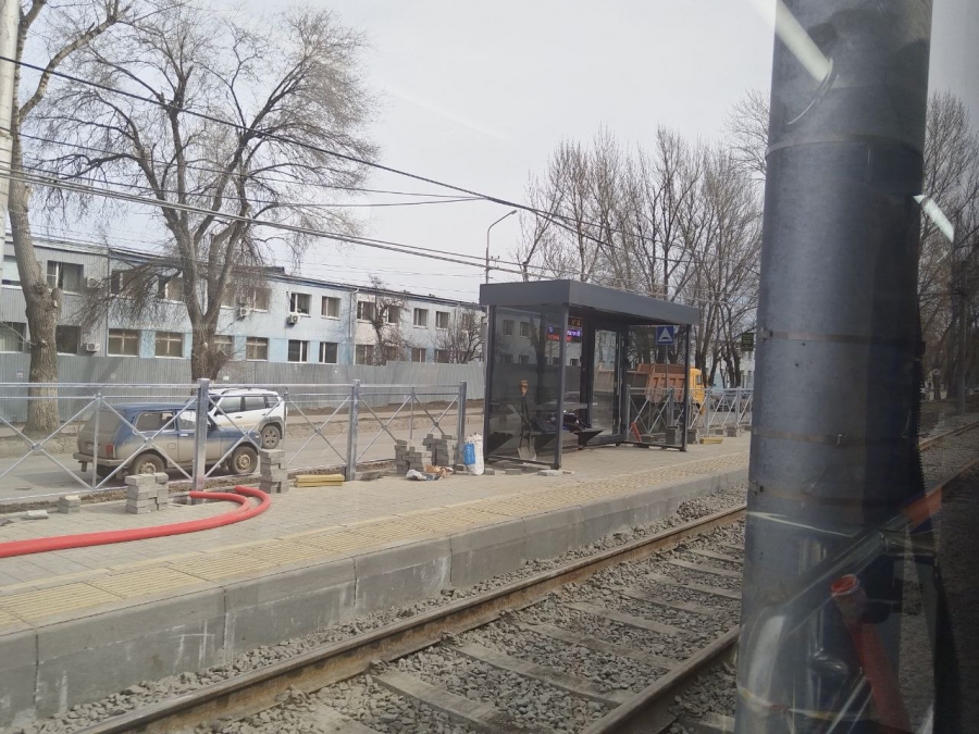 Саратовцам показали новые трехсекционные трамваи «Витязь-М» на маршруте №3