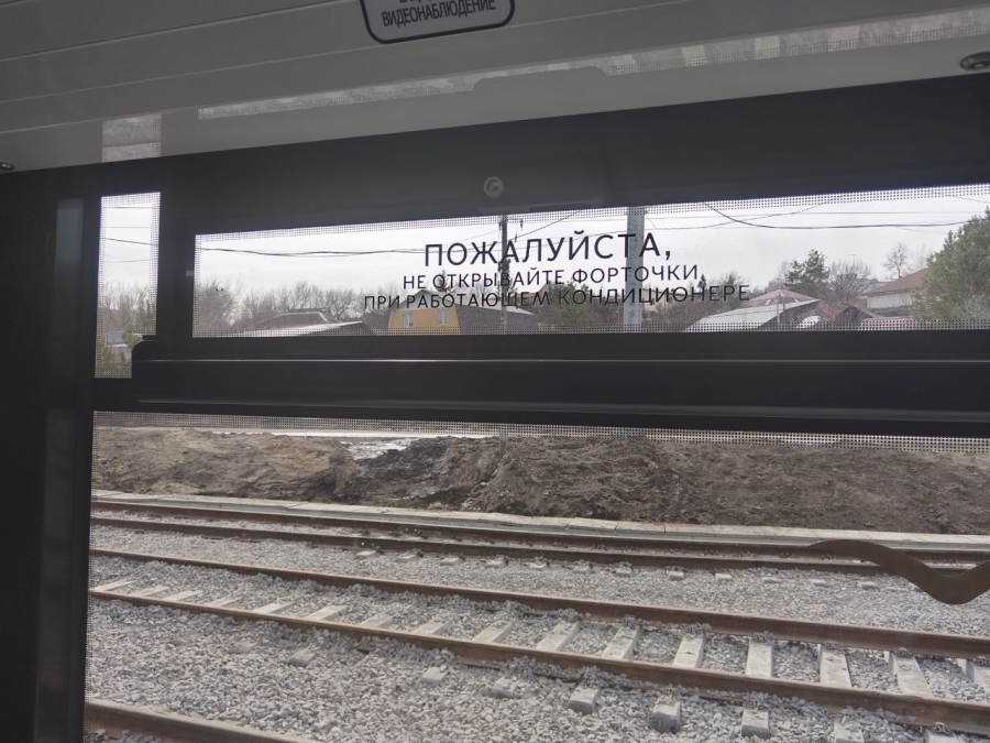 Саратовцам показали новые трехсекционные трамваи «Витязь-М» на маршруте №3