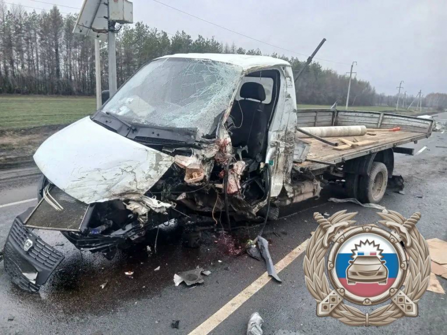 Под Петровском водитель «ГАЗели» попал в больницу после ДТП с фурой