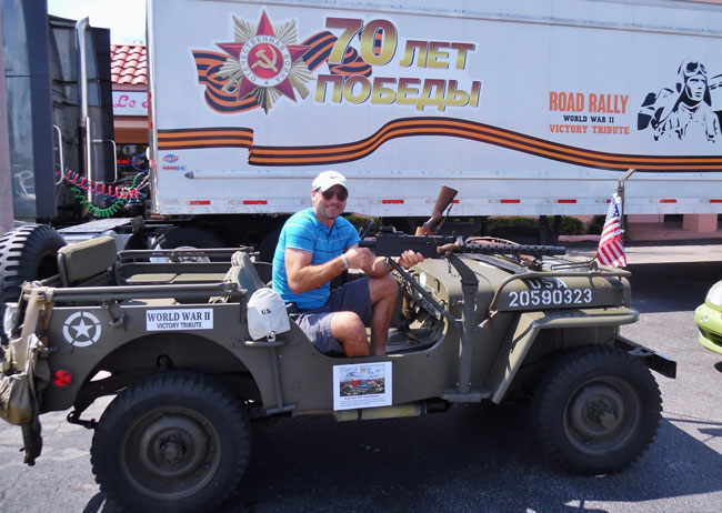 Экс-чиновник из Саратова проехал по дорогам США в честь 70-летия Победы в ВОВ