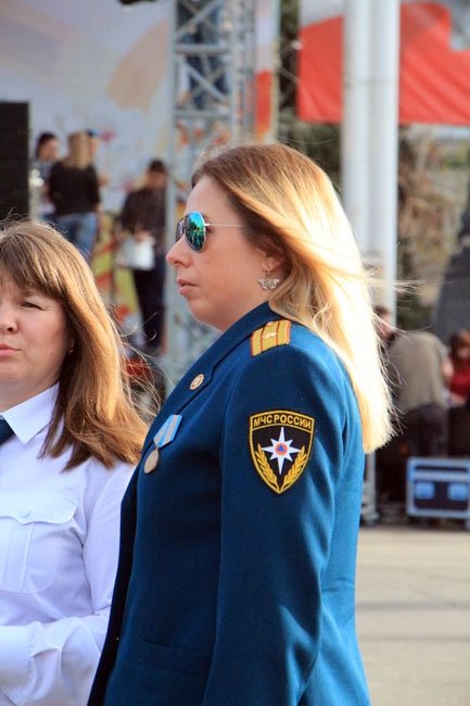 По Московской проехала колонна раритетных пожарных авто