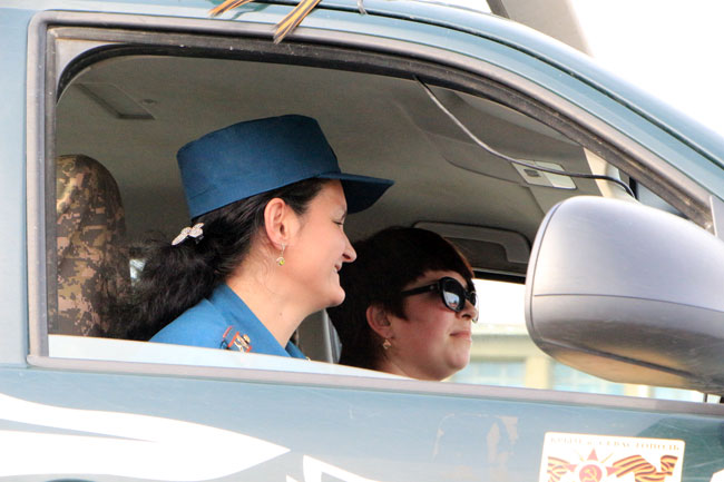 По Московской проехала колонна раритетных пожарных авто